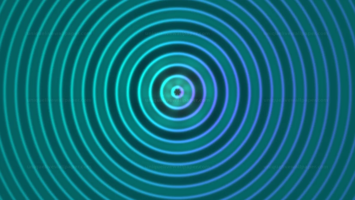Watermarked thumbnail for Colorful Concentric Ripple Background Seamless Loop