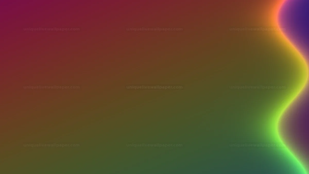 Colorful Neon Gradient Waves Seamless Loop