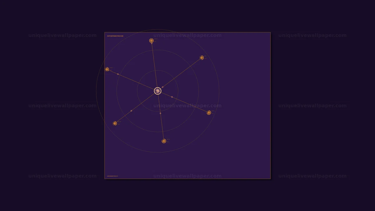 Energy Distribution Dashboard HUD Seamless Loop