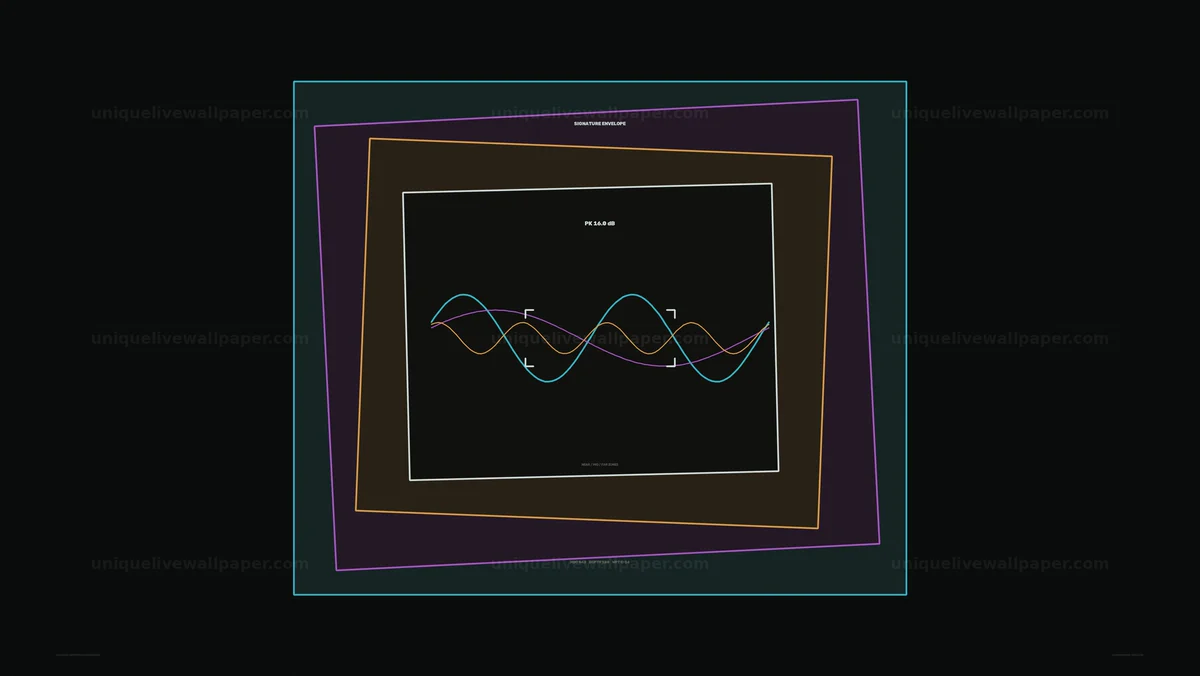 Watermarked thumbnail for Acoustic Detection Dashboard Waveform Seamless Loop
