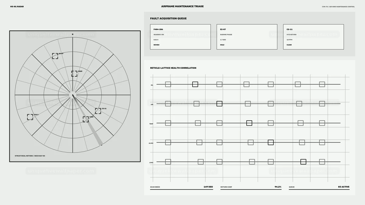 Watermarked thumbnail for Aircraft Carrier Maintenance Telemetry HUD Seamless Loop