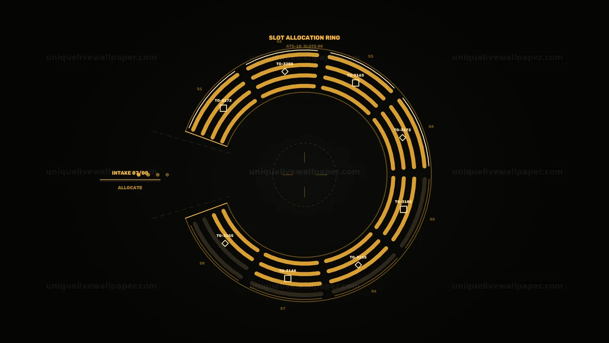 Automated Target Selection HUD Seamless Loop