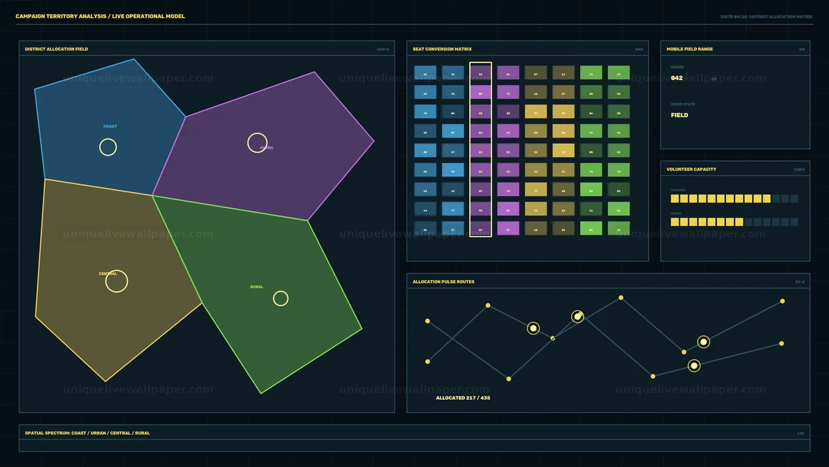 Campaign Territory Analysis Dashboard Seamless Loop