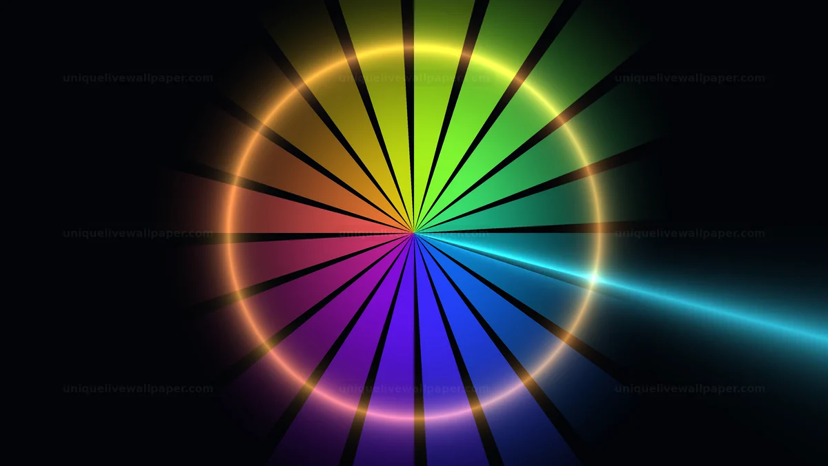 Watermarked thumbnail for Geometric Radial Burst Transition Seamless Loop