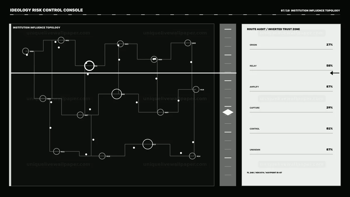 Watermarked thumbnail for Ideology Risk Control Console HUD Seamless Loop