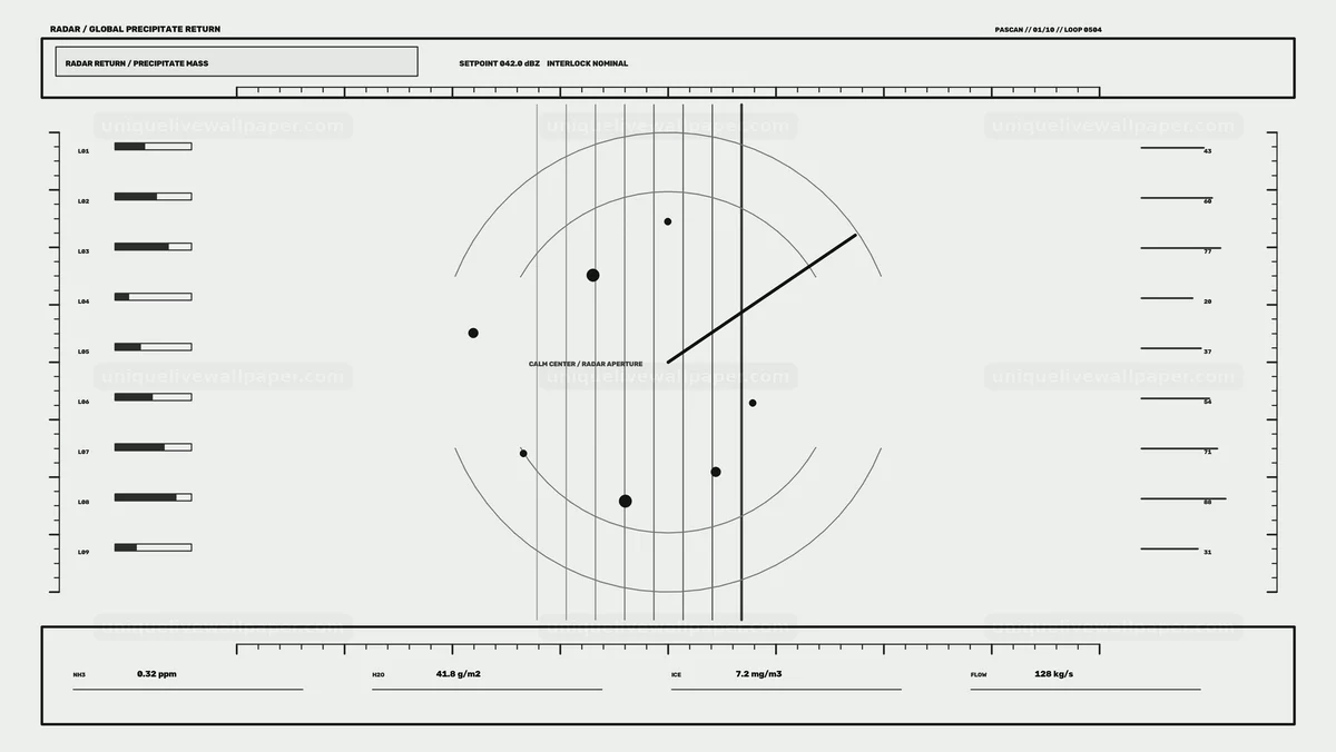 Watermarked thumbnail for Planetary Atmosphere Scanner HUD Seamless Loop