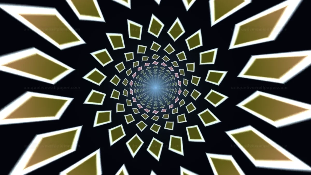 Abstract Sci-Fi Tunnel Background Seamless Loop