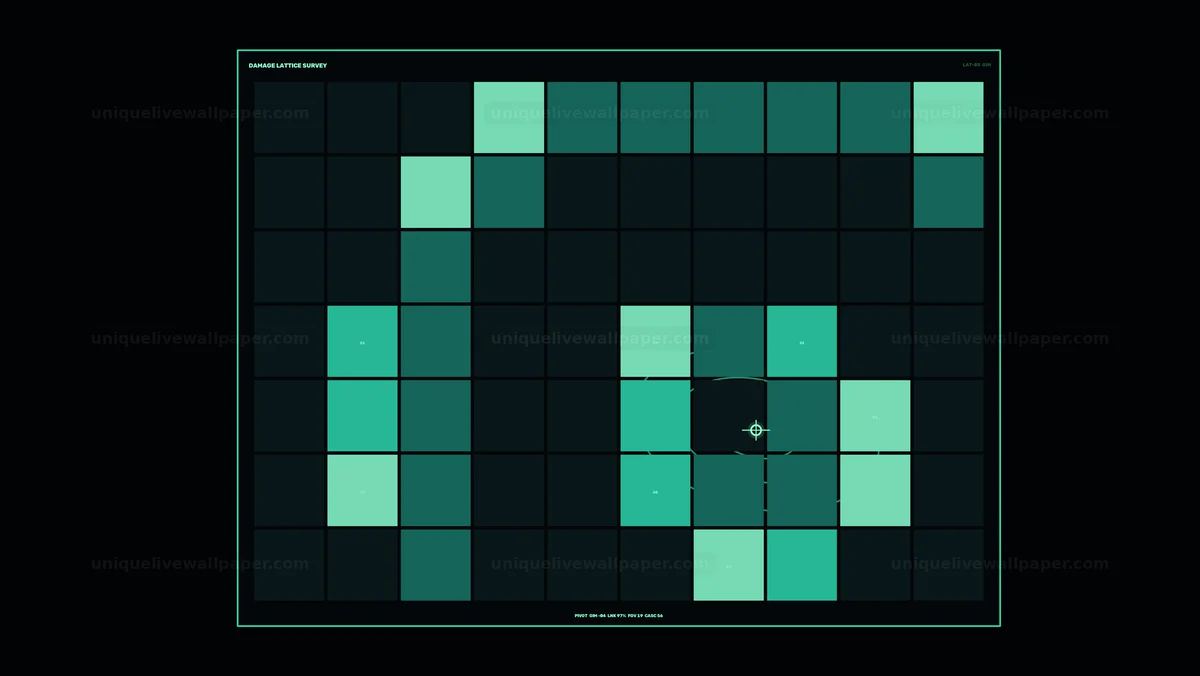 Defense Damage Survey HUD Seamless Loop