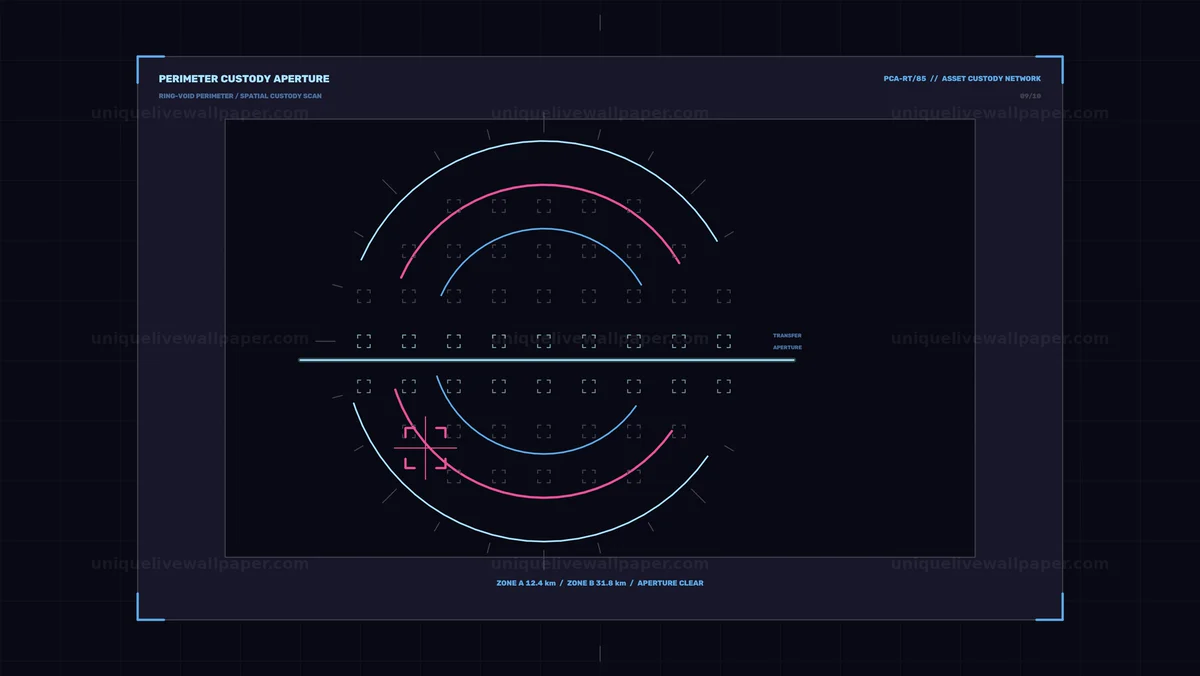 Defense Asset Tracking HUD Seamless Loop