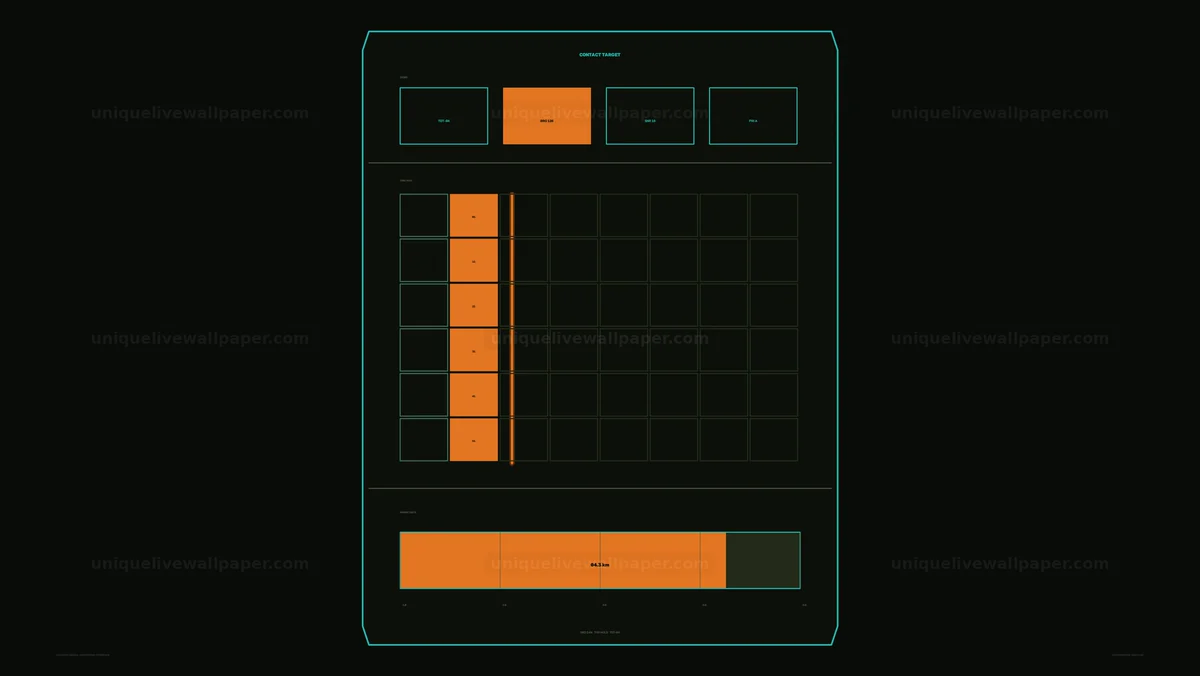 Watermarked thumbnail for Acoustic Signal Monitoring HUD Seamless Loop