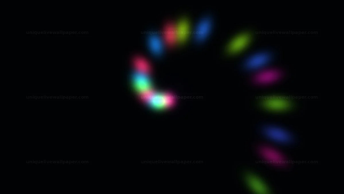 Watermarked thumbnail for Colorful radial distortion background creates lively visual effects