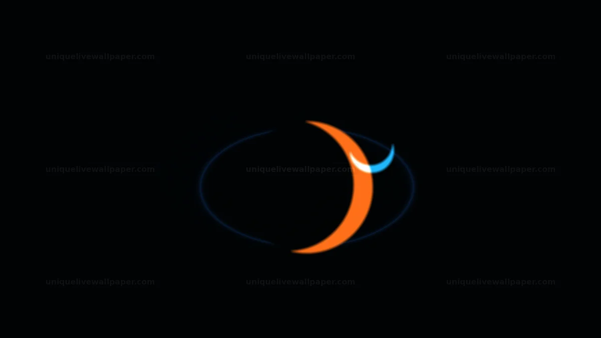 Eclipse radial energy background shows glowing shapes in motion