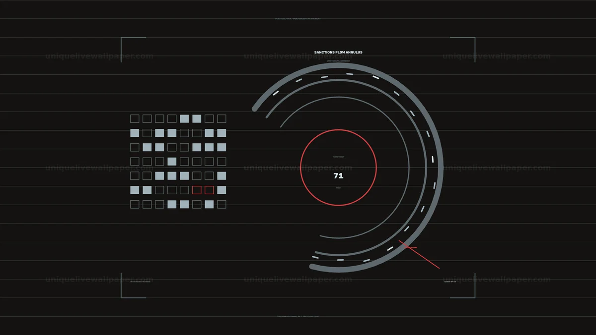 Watermarked thumbnail for Political Risk Assessment Dashboard HUD Seamless Loop
