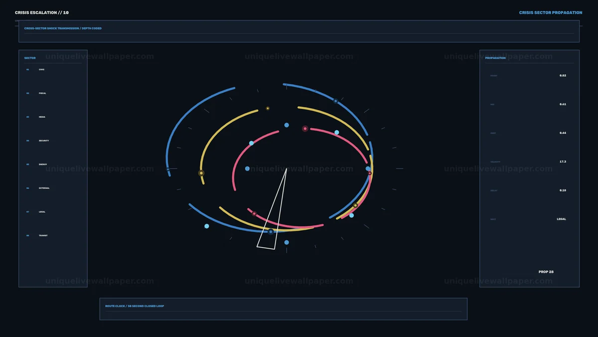 Crisis Propagation Data HUD Seamless Loop
