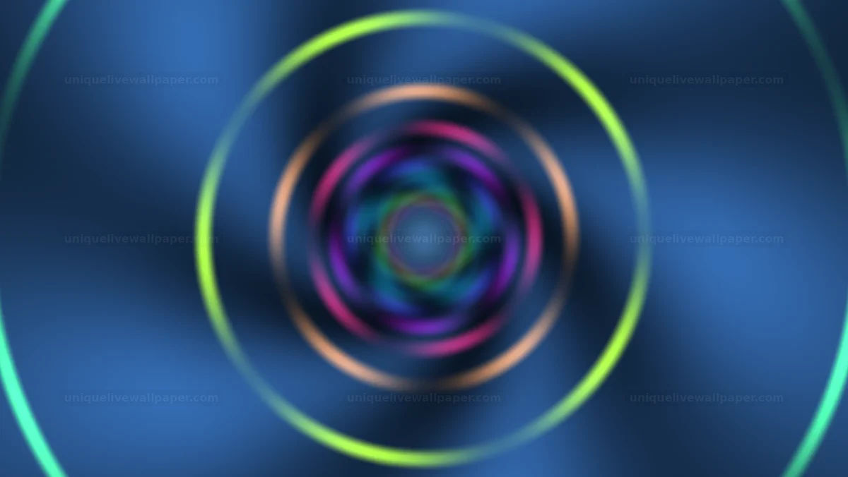 Watermarked thumbnail for Abstract Sci-Fi Tunnel Rings Seamless Loop