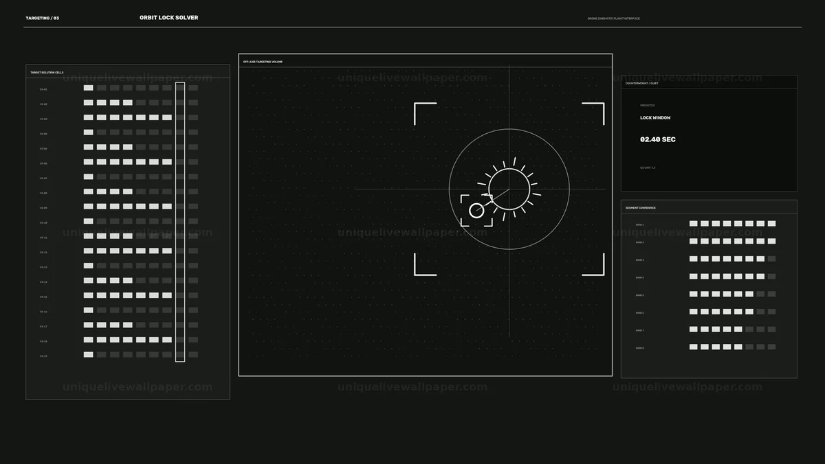 Drone Targeting Flight Interface Seamless Loop