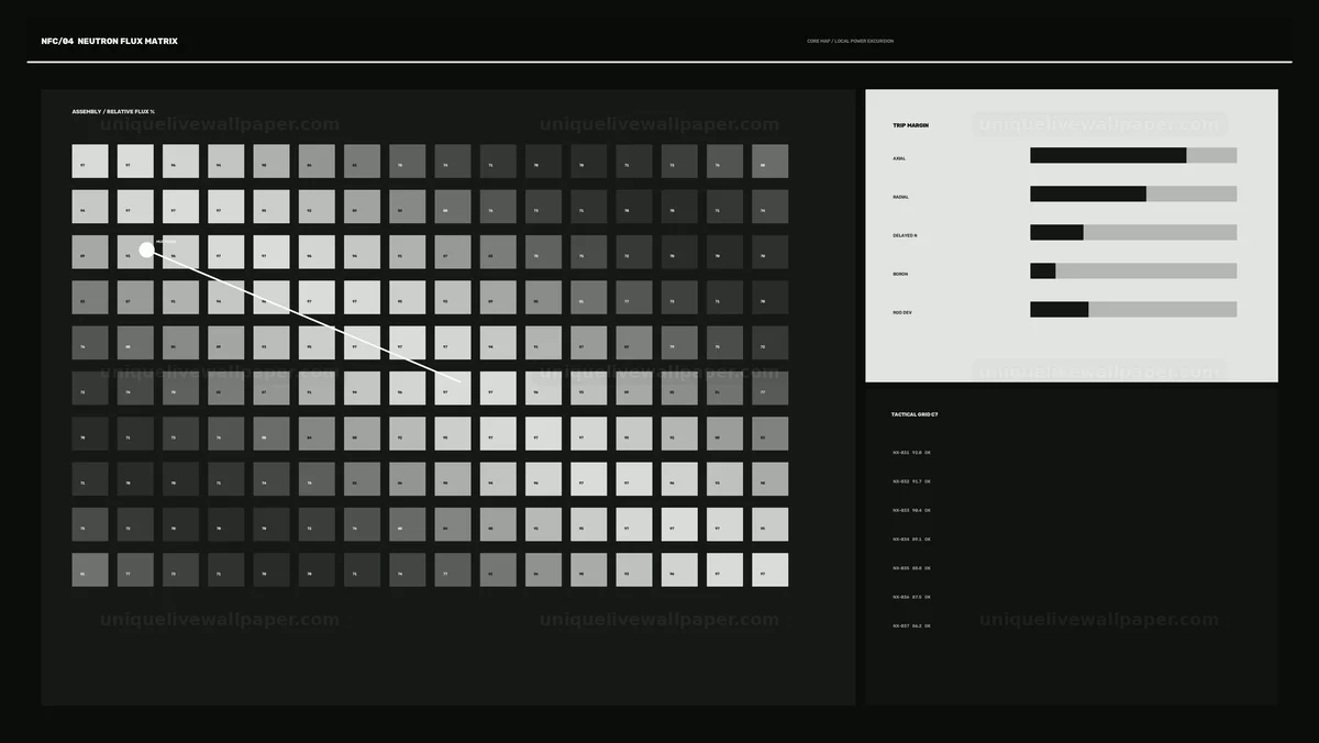 Watermarked thumbnail for Nuclear Facility Neutron Flux HUD Seamless Loop