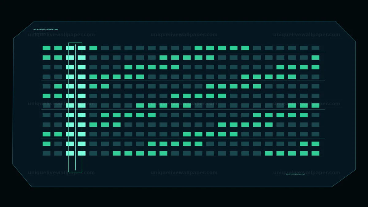 Capacity Matrix Dashboard HUD Seamless Loop