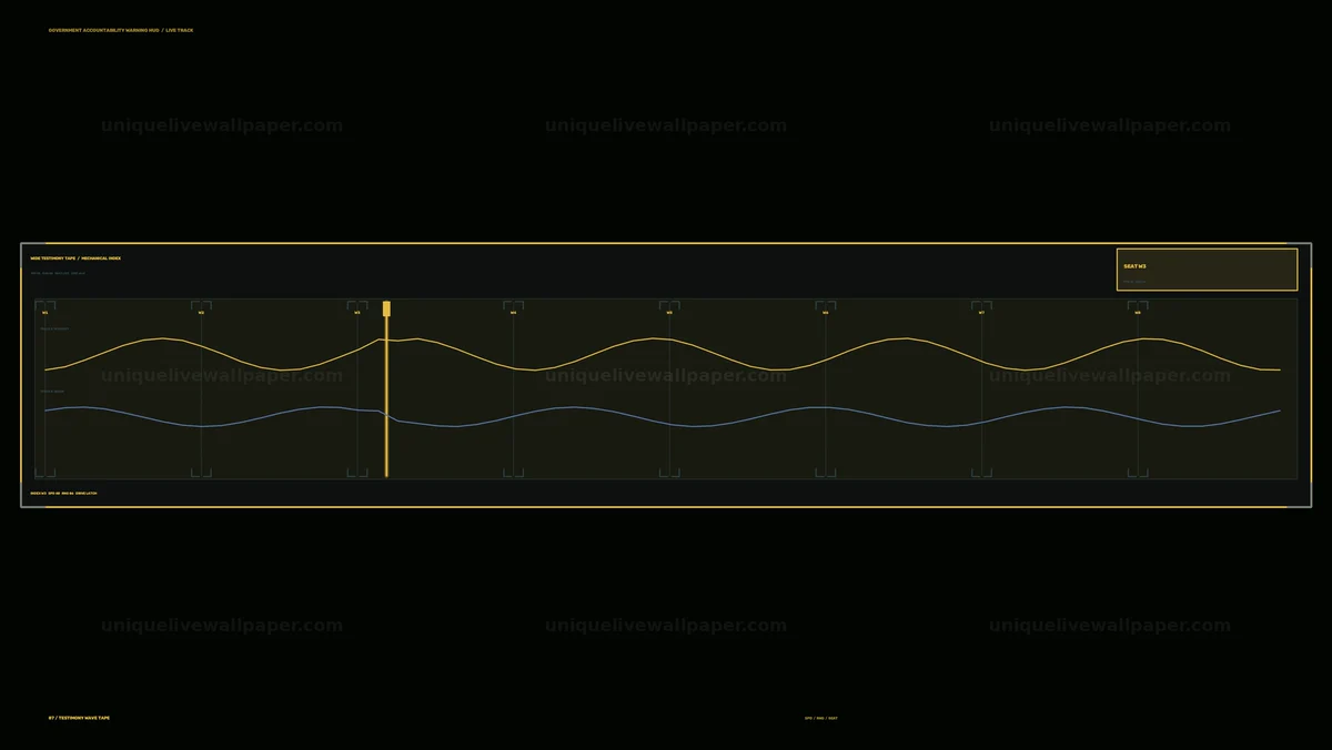 Watermarked thumbnail for Government Accountability Warning HUD Graph Seamless Loop