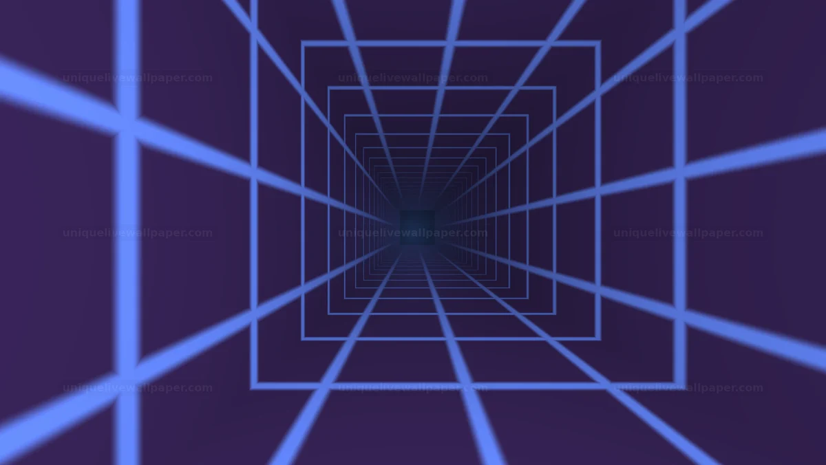 Watermarked thumbnail for Abstract sci fi tunnel background shows a deep perspective view