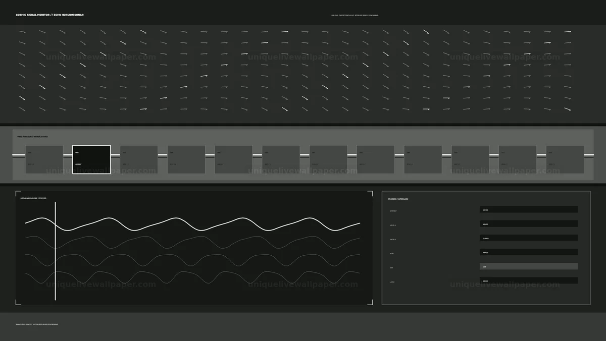 Cosmic Signal Monitoring Interface Seamless Loop