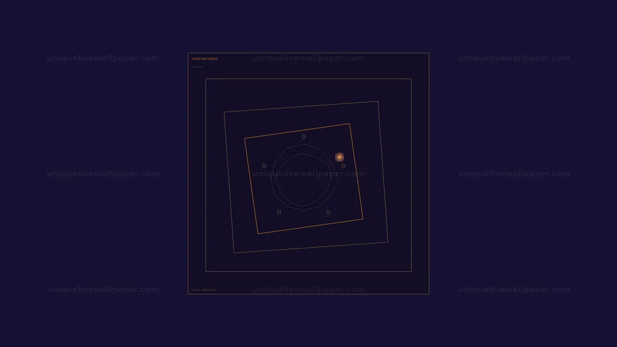 Radar-Style Data Dashboard HUD Seamless Loop