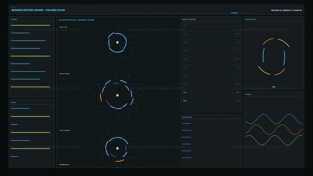 Watermarked thumbnail for Futuristic Anomaly Data HUD Seamless Loop