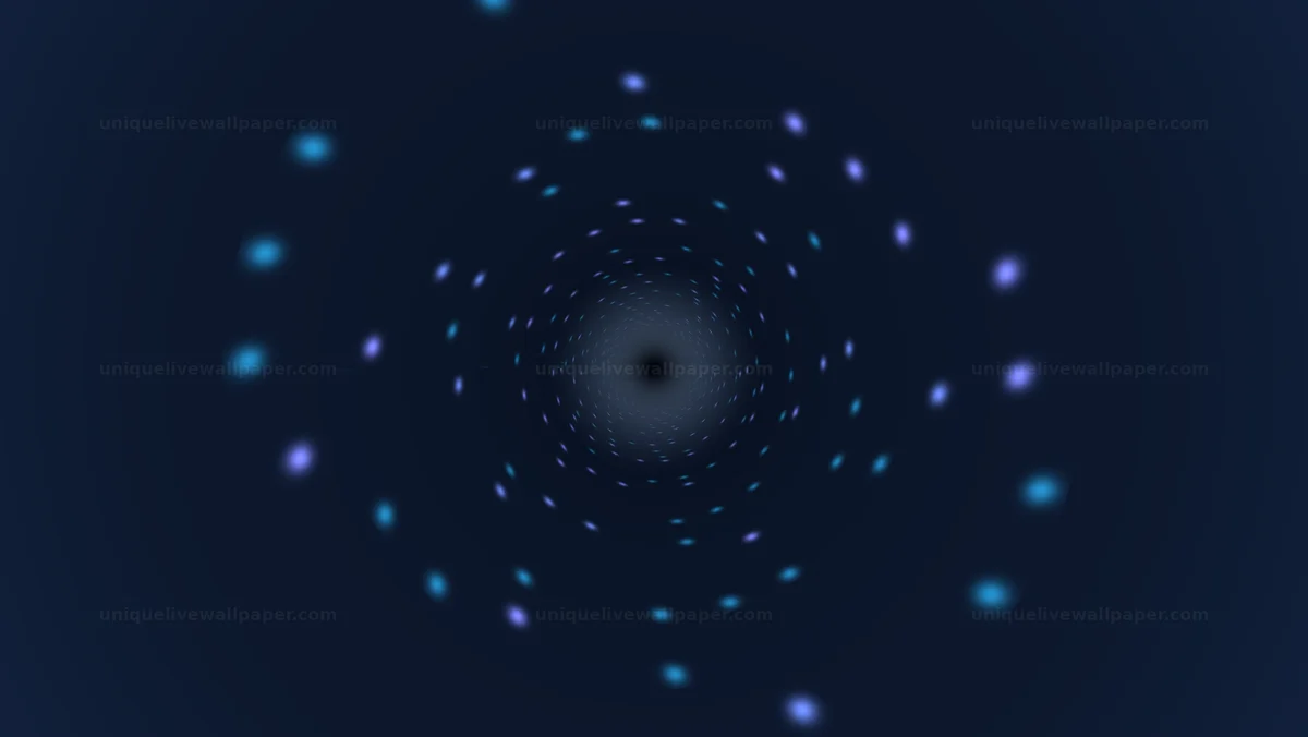 Luminous Wormhole Swirl Background Seamless Loop