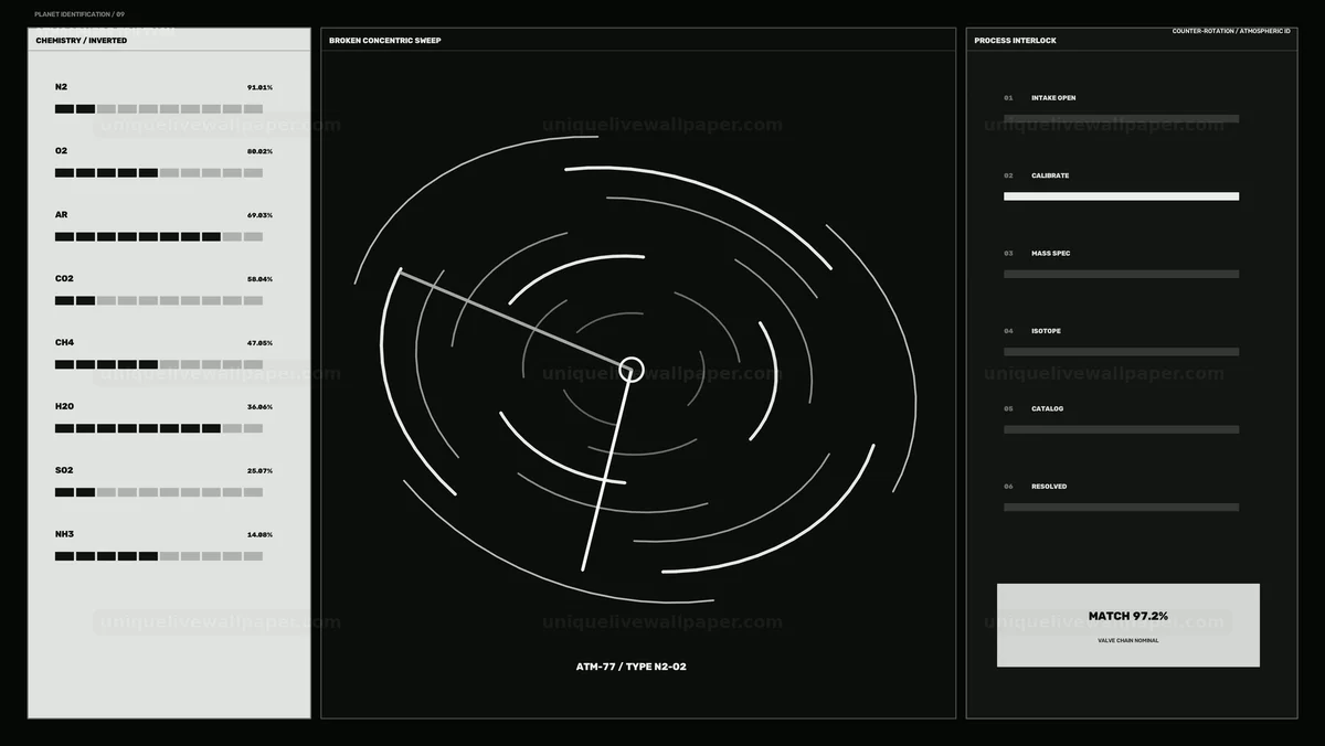 Planet Identification HUD Animation Seamless Loop
