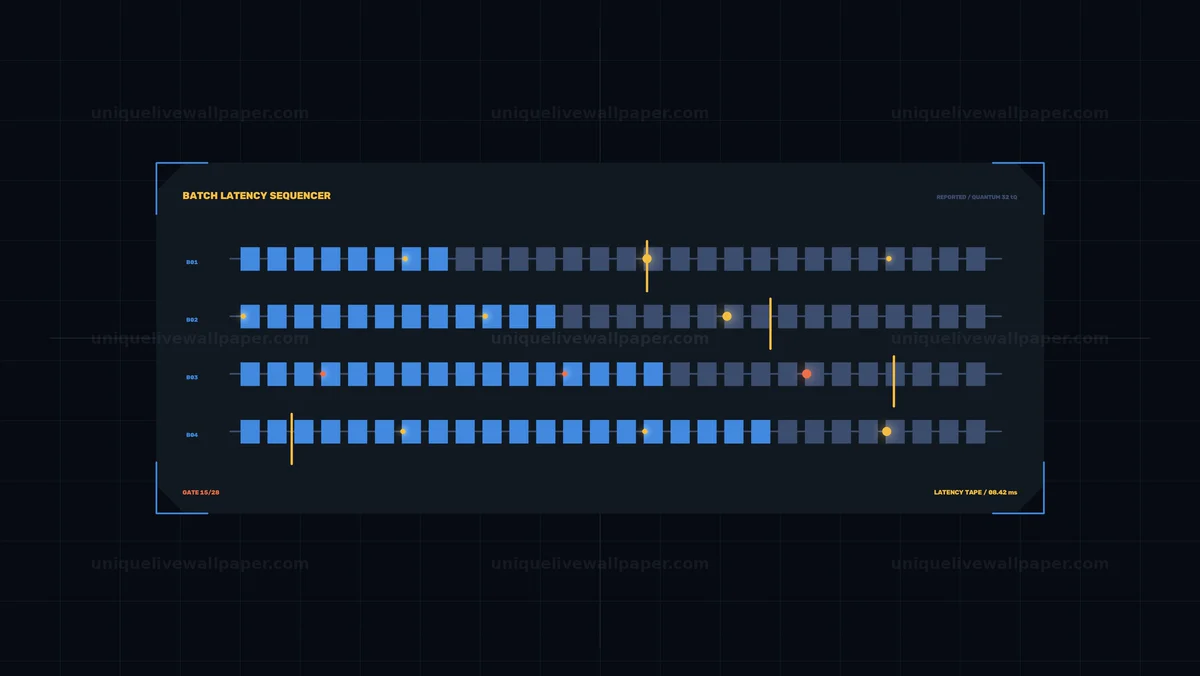 Batch Latency Sequencer Data HUD Seamless Loop