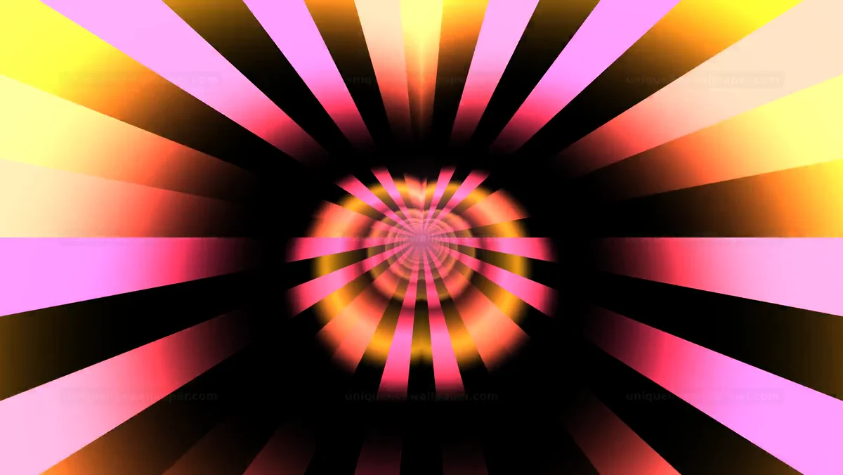 Watermarked thumbnail for Colorful Radial Light Tunnel Seamless Loop