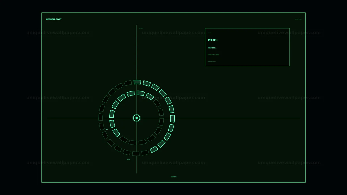 Hydroelectric Power Control HUD Seamless Loop