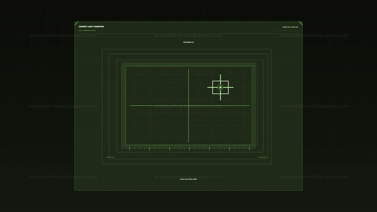 Targeting Reticle HUD Interface Seamless Loop