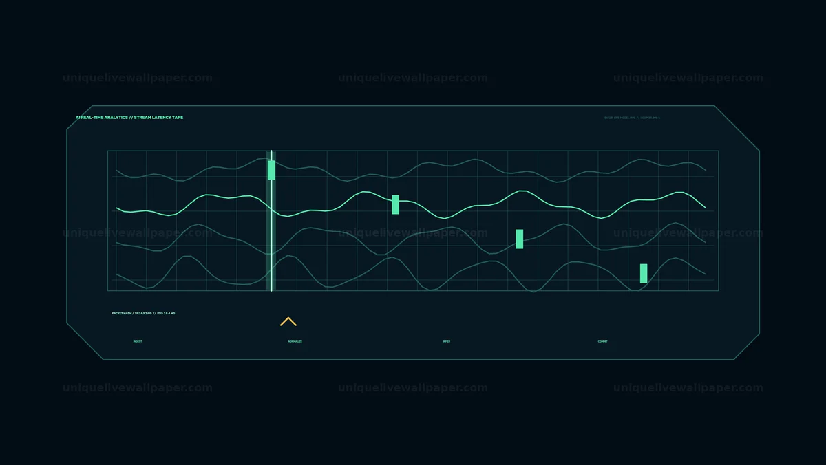 Watermarked thumbnail for AI Real-Time Analytics Graph Interface Seamless Loop