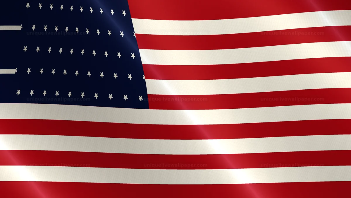 Watermarked thumbnail for American Flag Silk Wave Background Seamless Loop