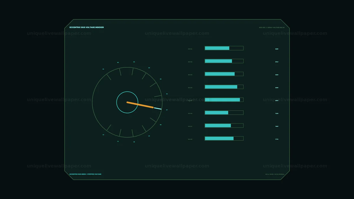 Array Voltage Monitor HUD Seamless Loop