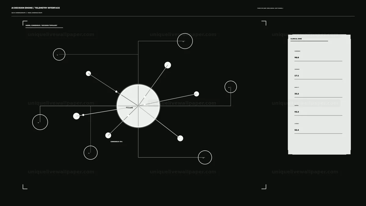 Watermarked thumbnail for AI Decision Engine Telemetry Interface Seamless Loop