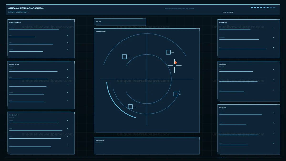 Futuristic Targeting Array Data HUD