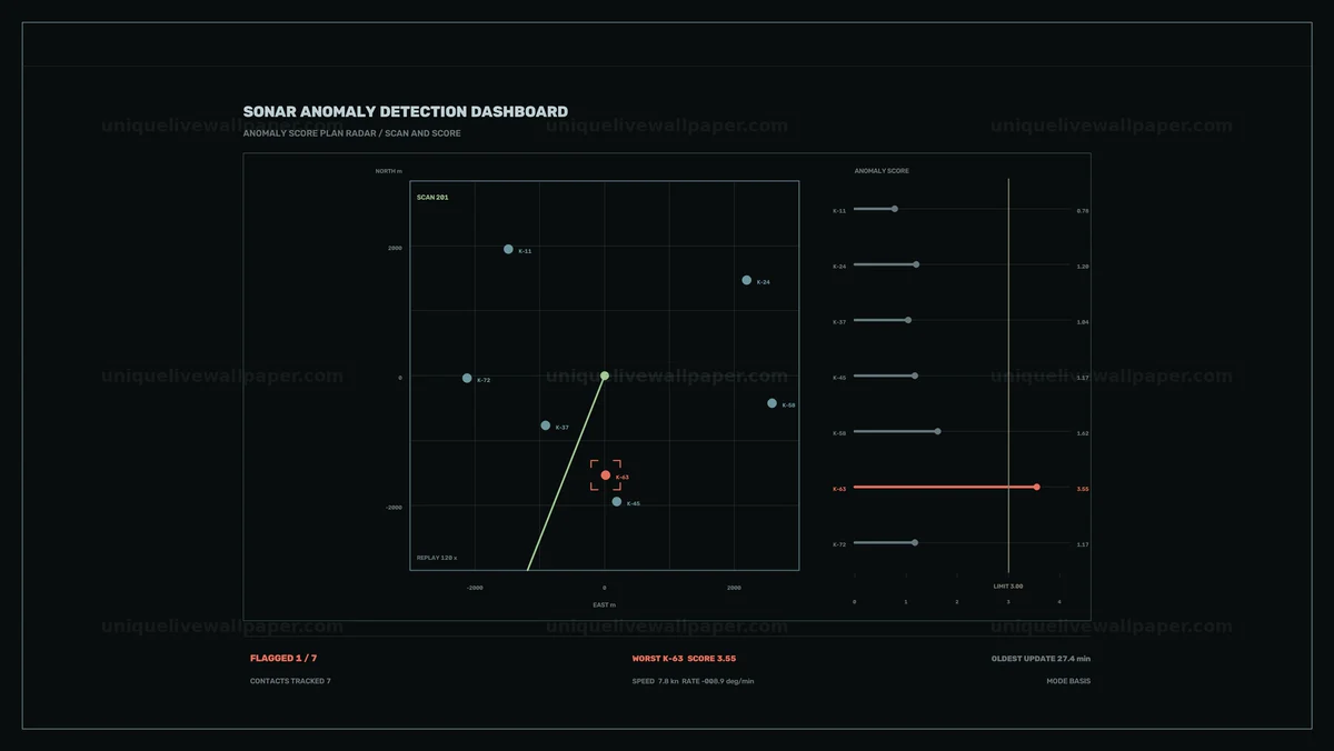 Sonar Anomaly Detection Dashboard Seamless Loop