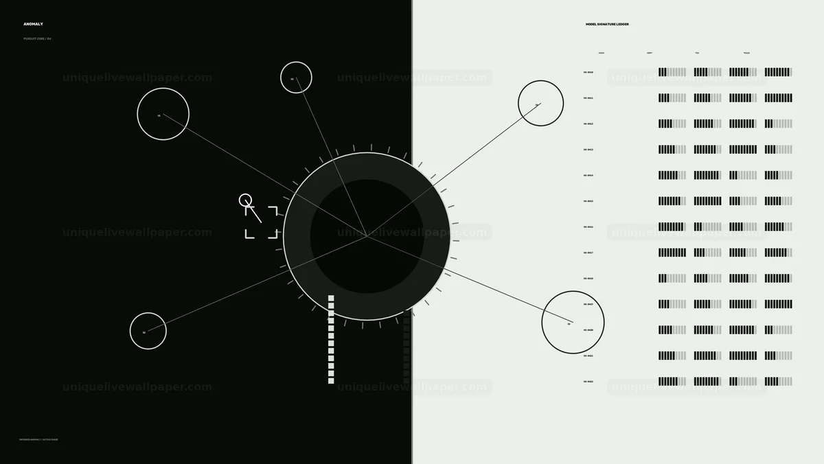 AI Inference Monitoring HUD Seamless Loop