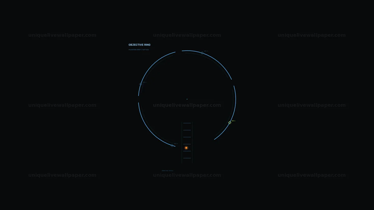 Watermarked thumbnail for Campaign Strategy Data HUD Objective Ring Seamless Loop