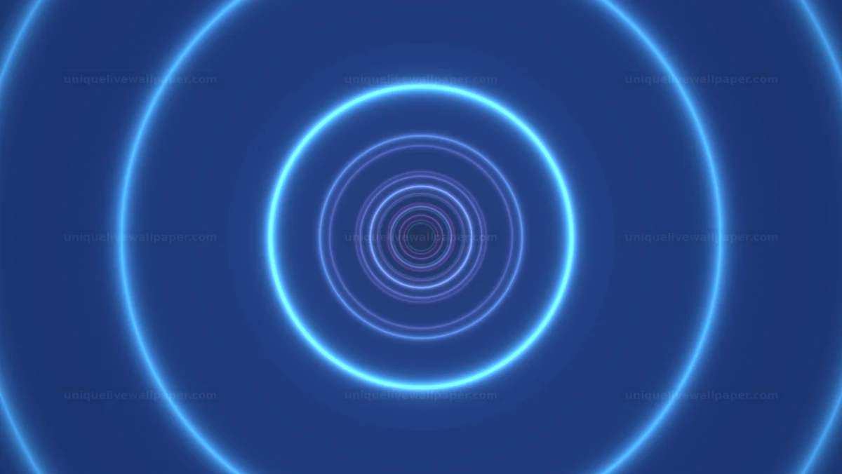 Watermarked thumbnail for Concentric Neon Ring Animation Seamless Loop