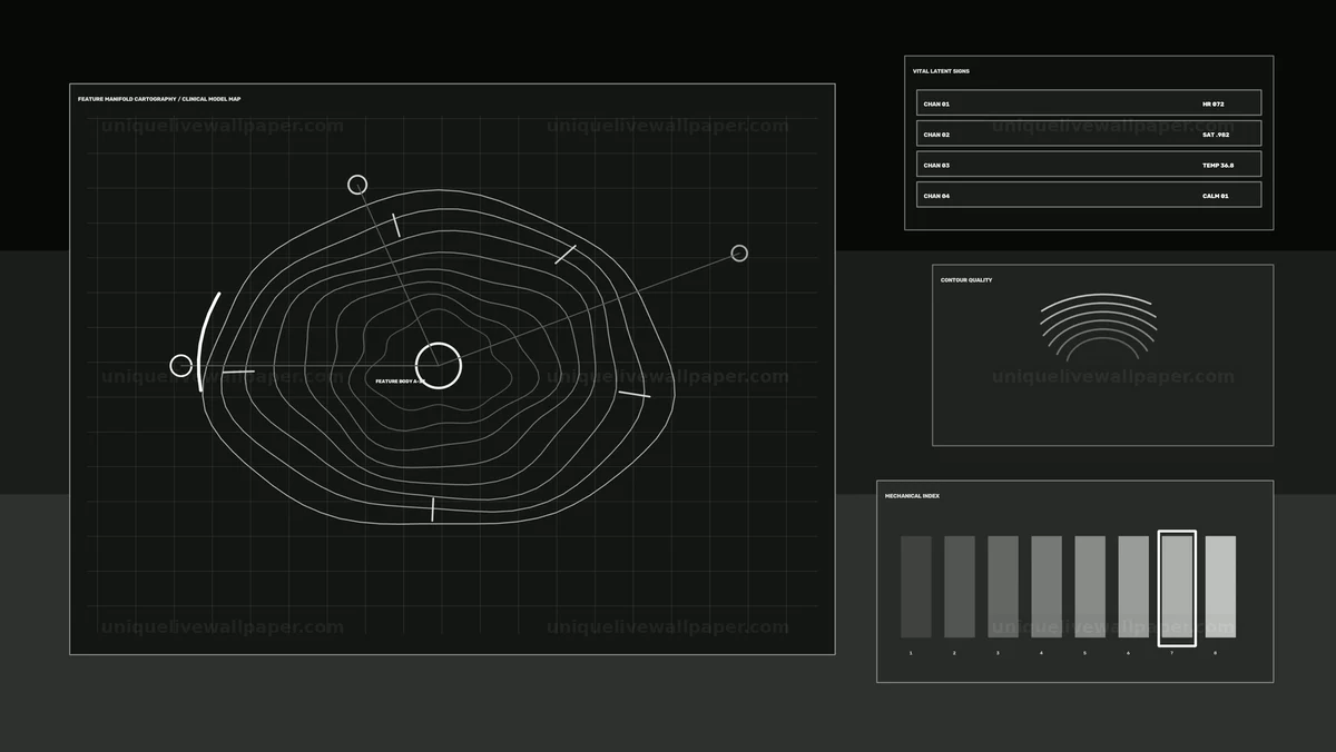 AI Inference Diagnostic Screen Seamless Loop
