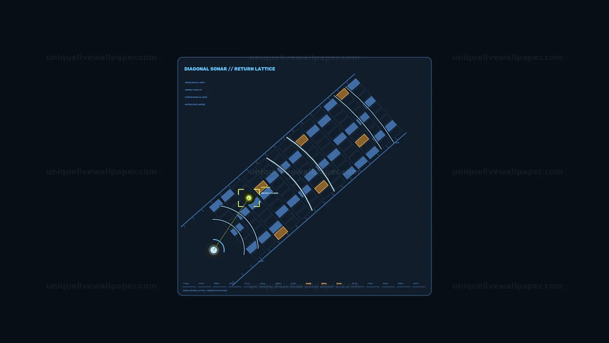 Combat Mission Status Sonar HUD Seamless Loop