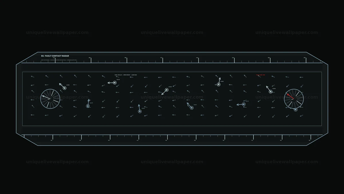 Industrial Fault Monitoring HUD Seamless Loop