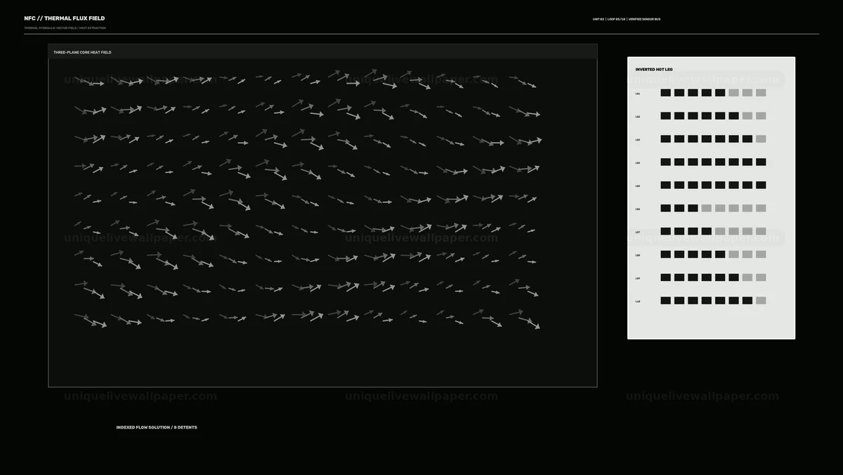 Watermarked thumbnail for Nuclear Facility Thermal Flux Dashboard Seamless Loop