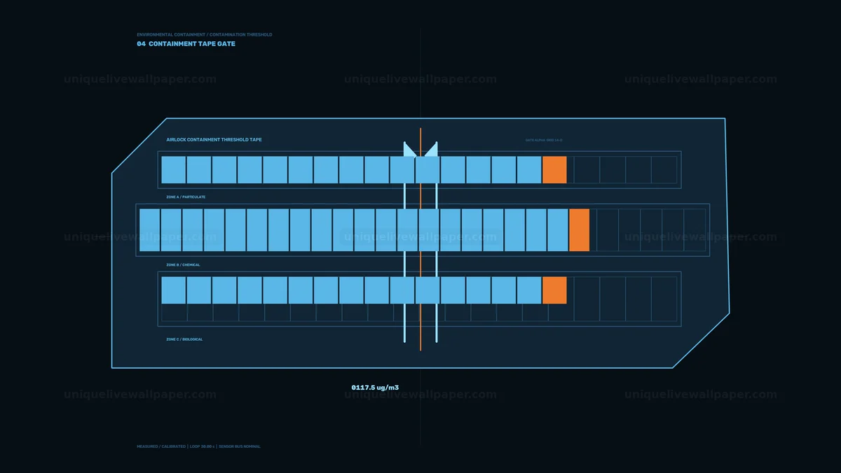 Contamination Threshold Monitoring HUD Seamless Loop