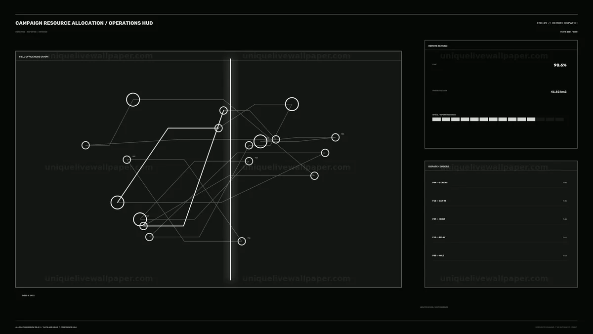 Watermarked thumbnail for Campaign Resource Allocation Dashboard HUD Seamless Loop