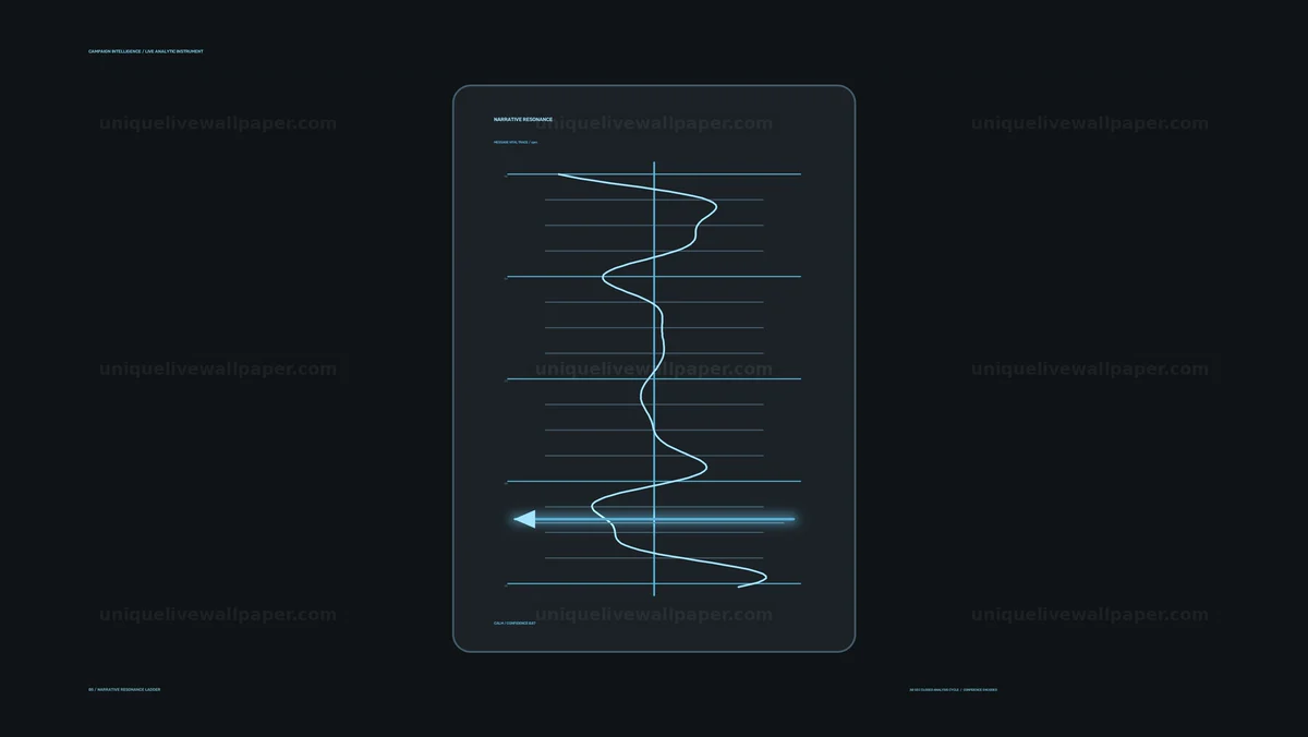 Campaign Intelligence Analytics HUD Seamless Loop