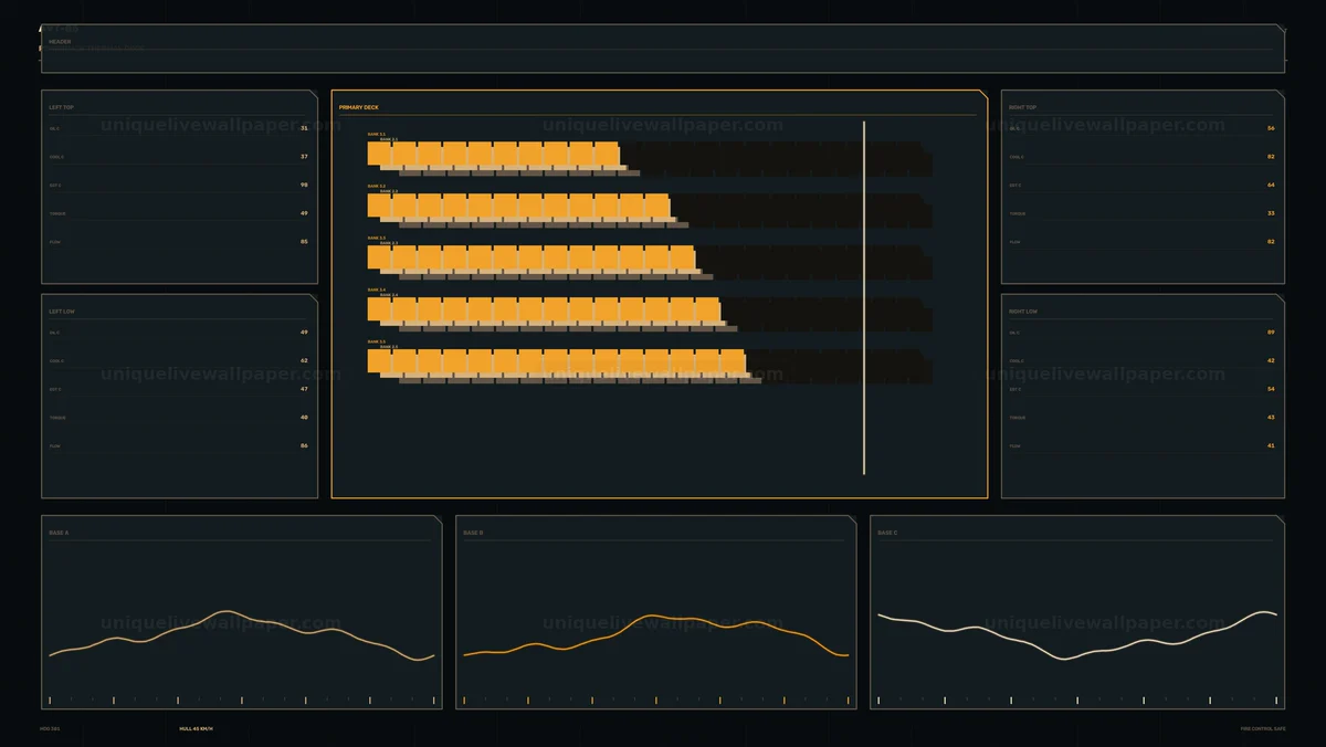 Watermarked thumbnail for Industrial Control Dashboard HUD Seamless Loop